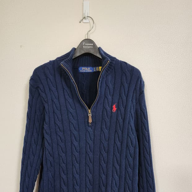 폴로랄프로렌 하프집업니트 (S