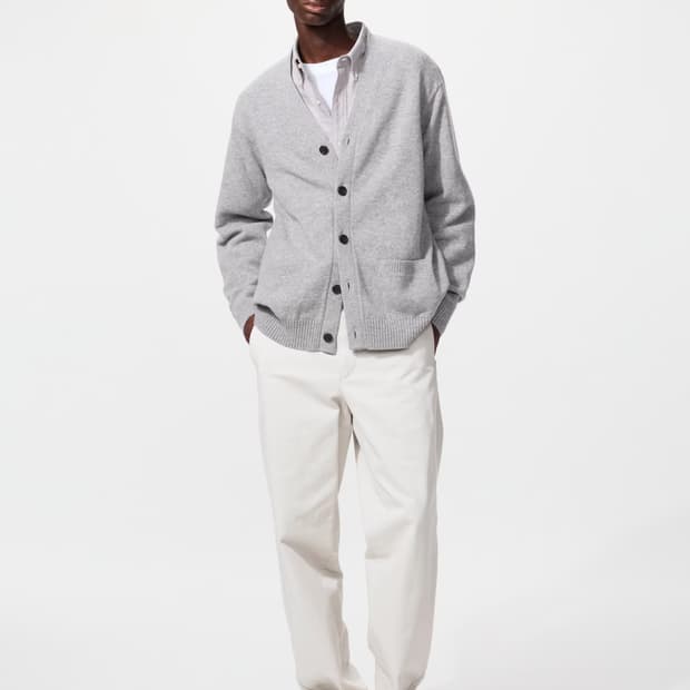 유니클로 스트레이트치노팬츠(릴랙스핏) - 내추럴 76 사이즈