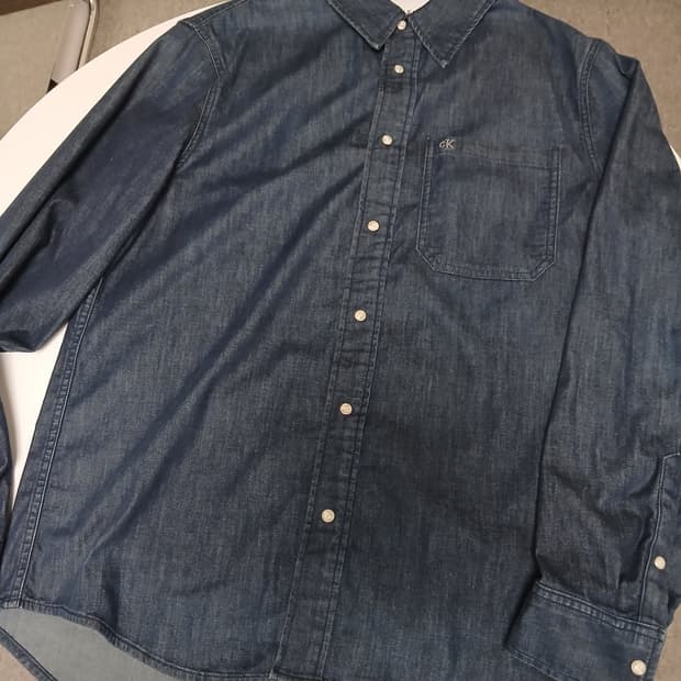 Calvin Klein Jeans (J316199) 데님 셔츠 L