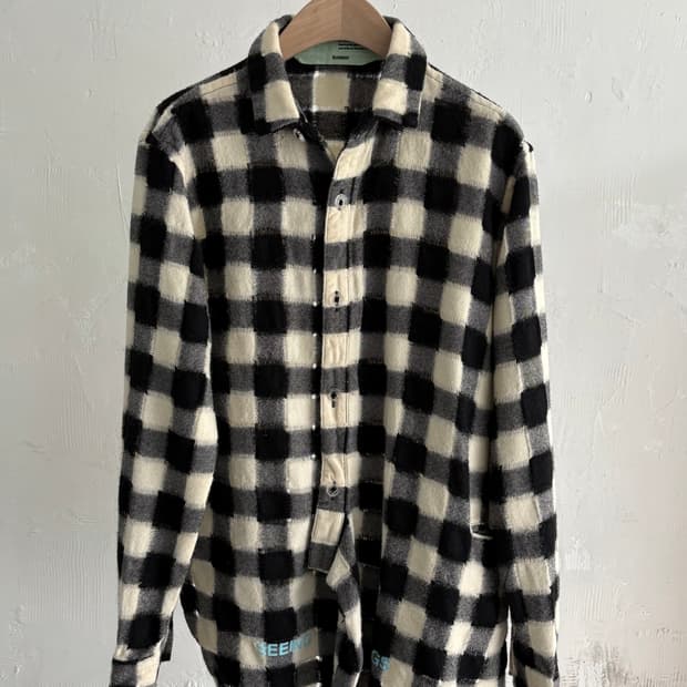 Off-White 오프화이트 17FW 플란넬 체크 셔츠 