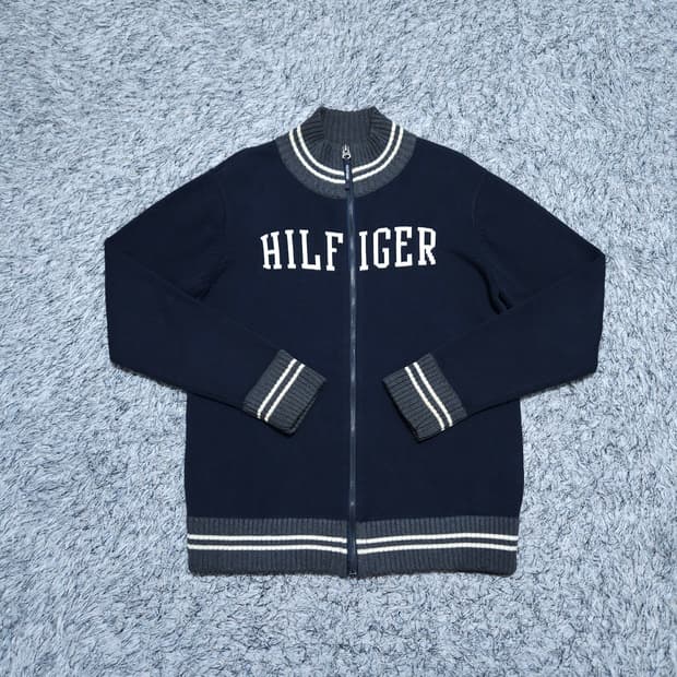 타미힐피거) M 남자 면니트집업 / 왕눈이샵