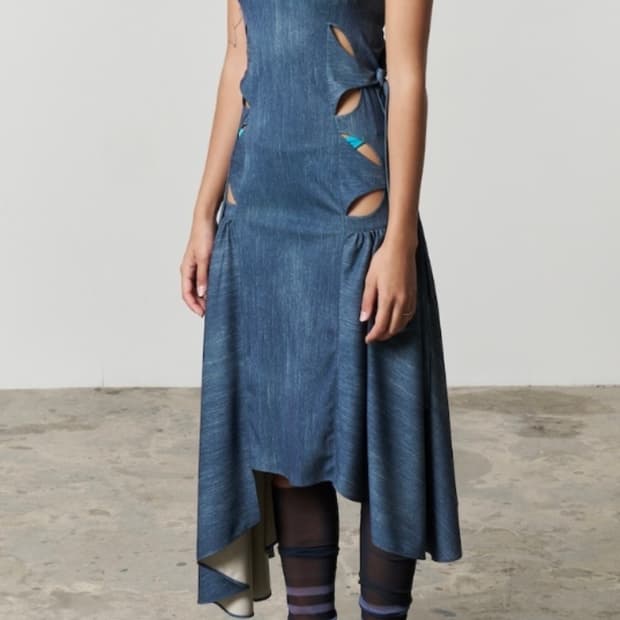 ODLYWORKSHOP 컷아웃 원피스 (Arum cutout)