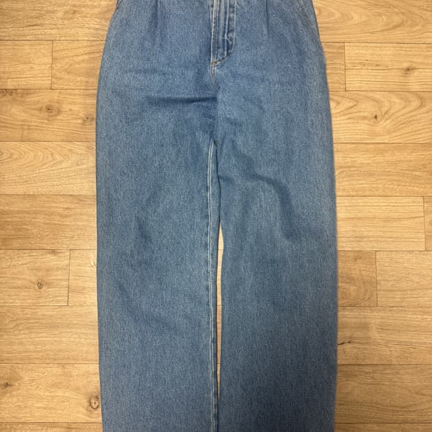 크리스타세야 플리츠 데님 s