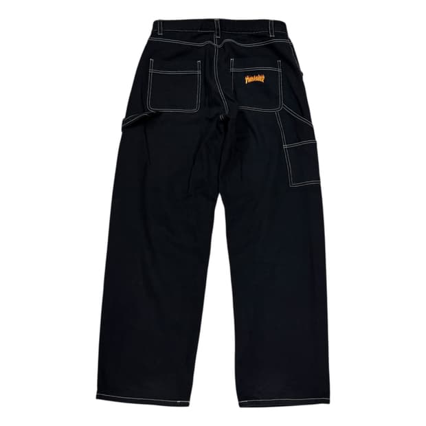 트레셔 카펜터 워크팬츠 바지 블랙 L