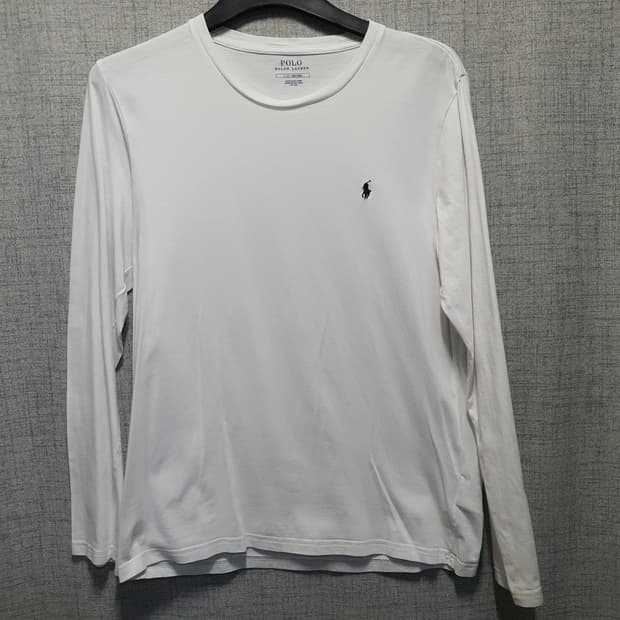 폴로 랄프로렌 화이트 긴팔 티셔츠