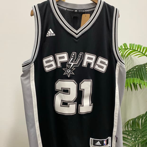 아디다스XNBA 샌안토니오스퍼스 던컨 팀 져지