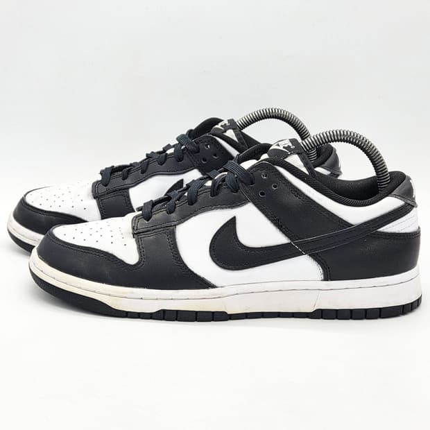  나이키 덩크 로우 레트로 블랙 (270)
