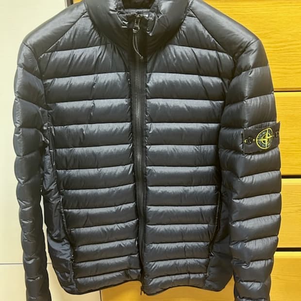 L 라지 스톤 룸우븐 경량패딩 