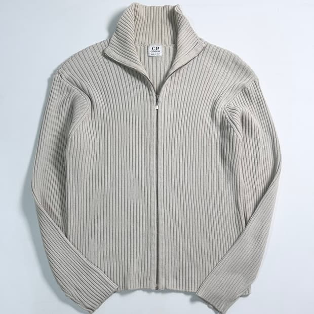 Cp컴퍼니 코튼 니트 집업 