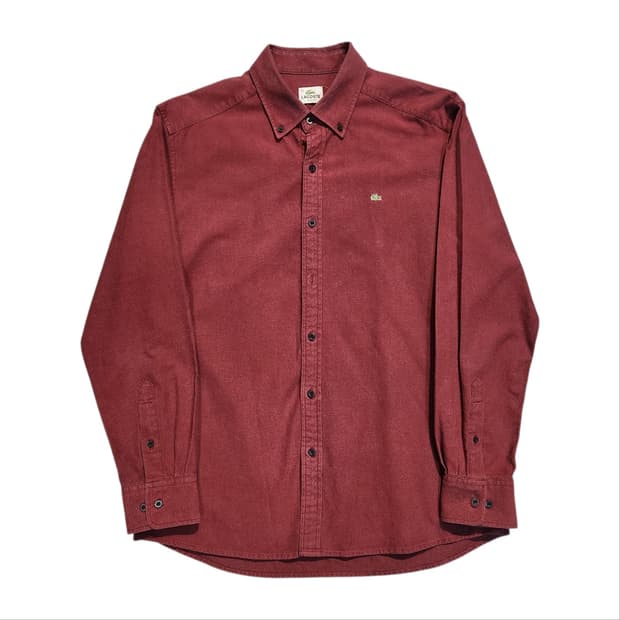 라코스테 긴팔 셔츠 버건디 (105)