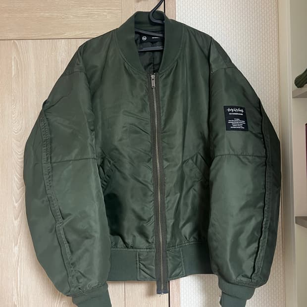 Gu 언더커버 올리브 봄버자켓 ma-1 마원