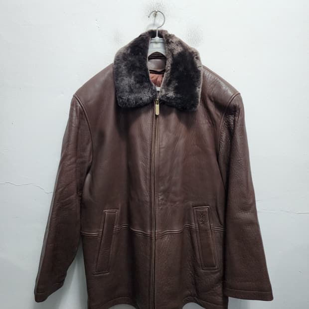 (내피포함) YSL 입생로랑 90s 리얼레더 가죽자켓 