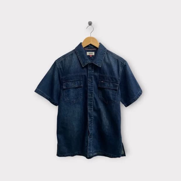 타미힐피거 데님 셔츠 M