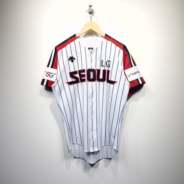 데상트 LG트윈스 어센틱 서울유니폼 채은성 마킹