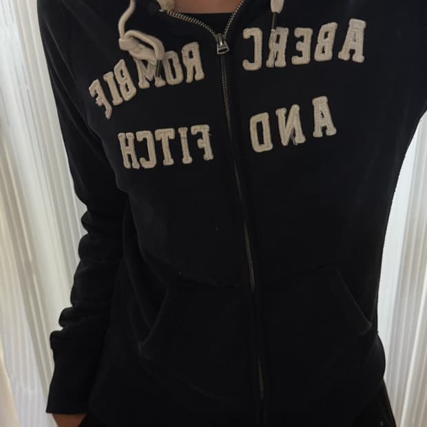 대장템 아베크롬비 네이비 후드집업 L