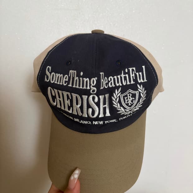 LY CHERISH BALL CAP (NAVY)