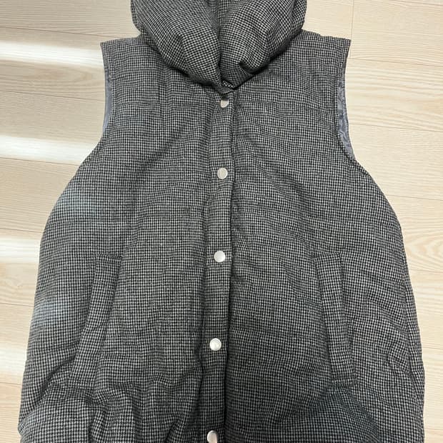 빈티지 패딩조끼