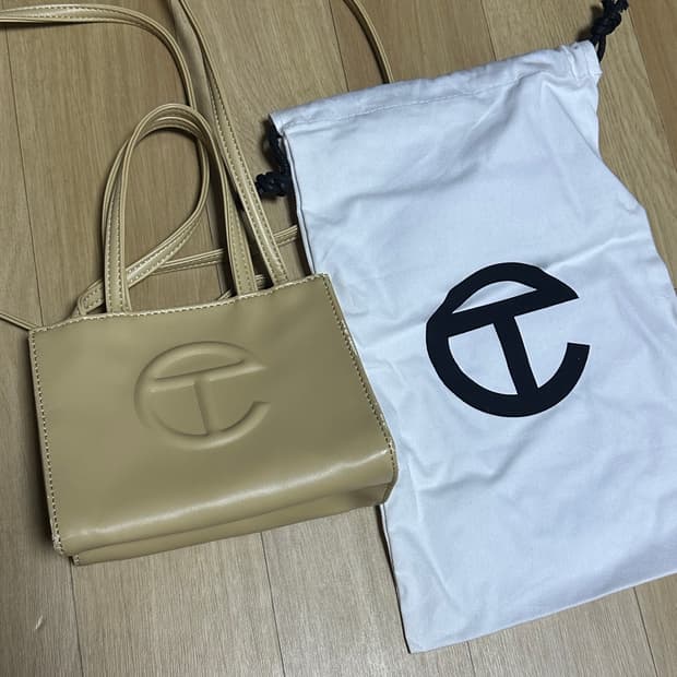 텔파 스몰 토트백 베이지