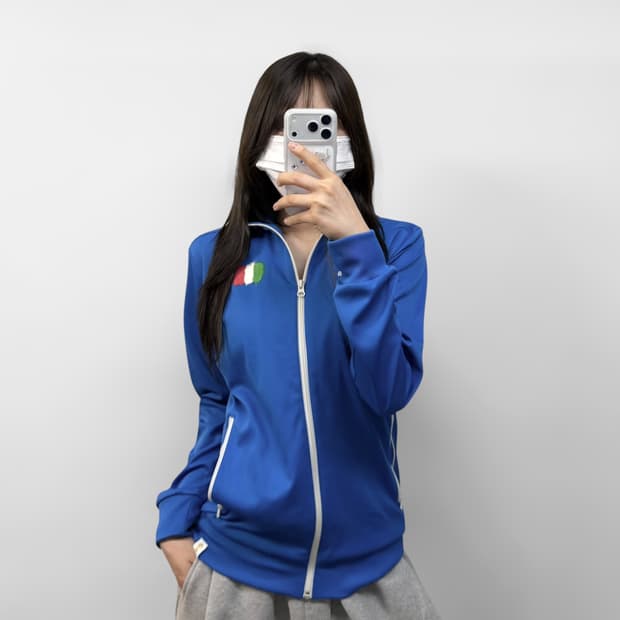 아디다스 이탈리아 트랙탑 져지 블루