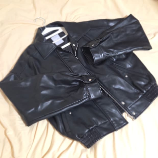 에잇세컨즈 여성 레더자켓 가죽자켓