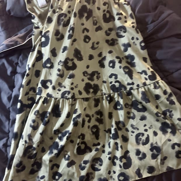 호피 롱 스커트