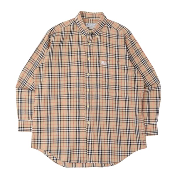 버버리 베이지 노바체크 셔츠