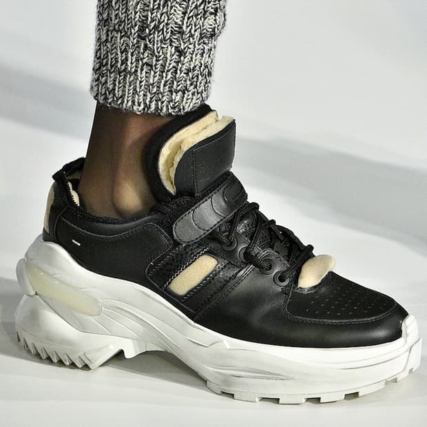 44 마르지엘라 레트로핏 스니커즈 더티워싱 신발 청키 어글리슈즈