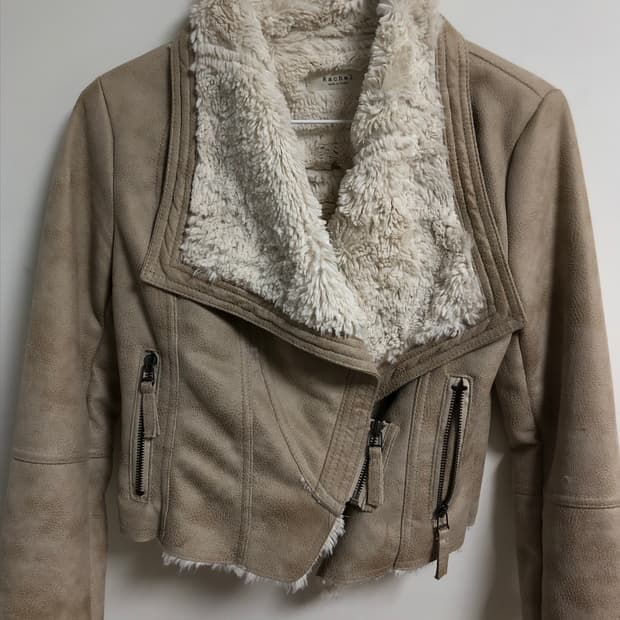 빈티지 퍼 무스탕