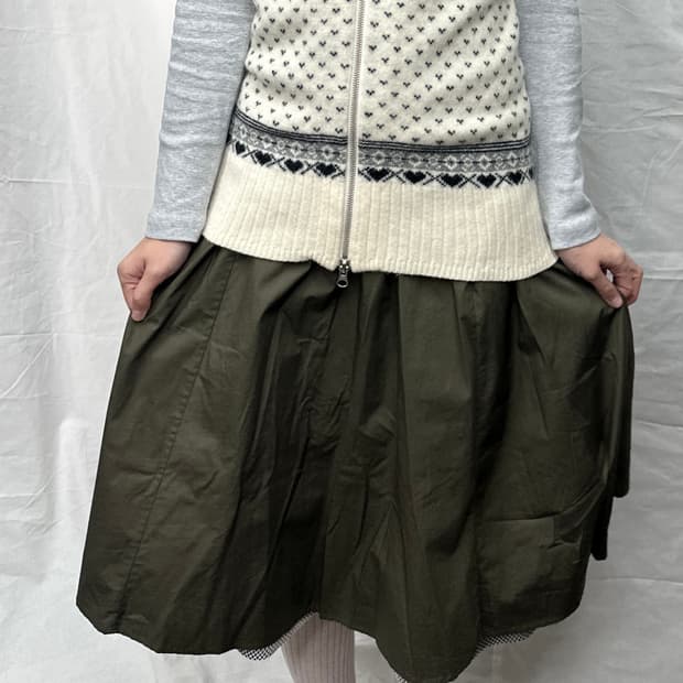 ritsuko shirahama 리버시블 스커트