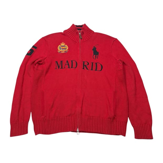 Polo Ralph Lauren 빅포니 MADRID 집업 니트 XL