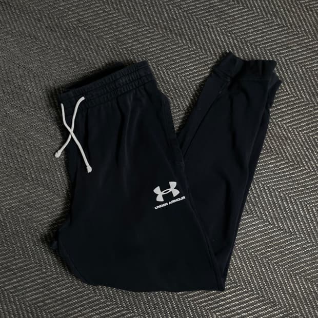 언더아머 트레이닝 스웻 팬츠 블랙y 4883