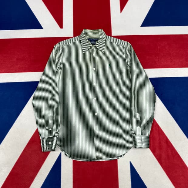 폴로 스트라이프셔츠 실측 여성 55