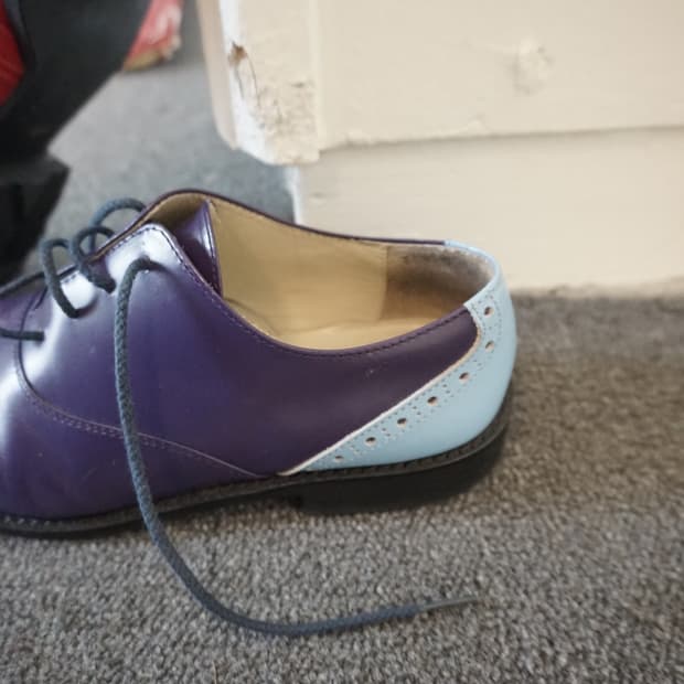 Comme des Garcons two-tone shoes