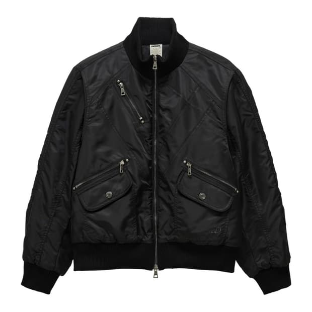 단델 DD 크롭 스터드 MA-1 자켓 cropped studded 