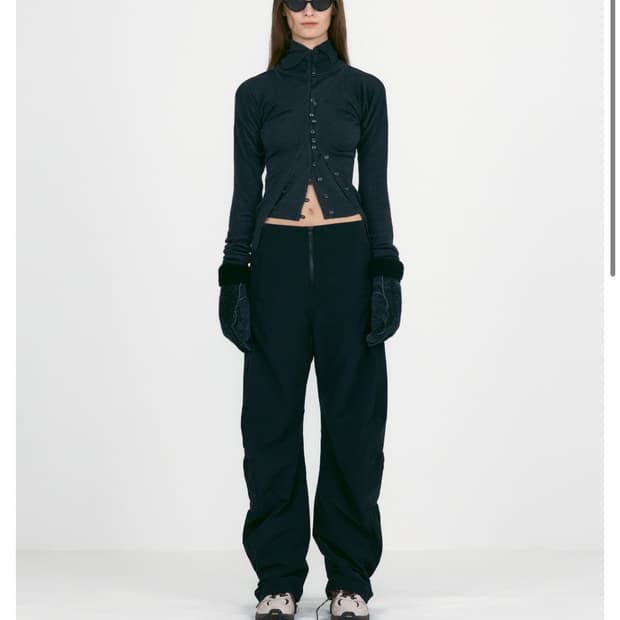 lowclassic Layered Fitted Knit Cardign m