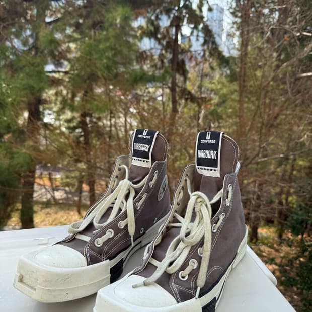 컨버스 x 다크쉐도우 터보다크 척 70 하이 그레이