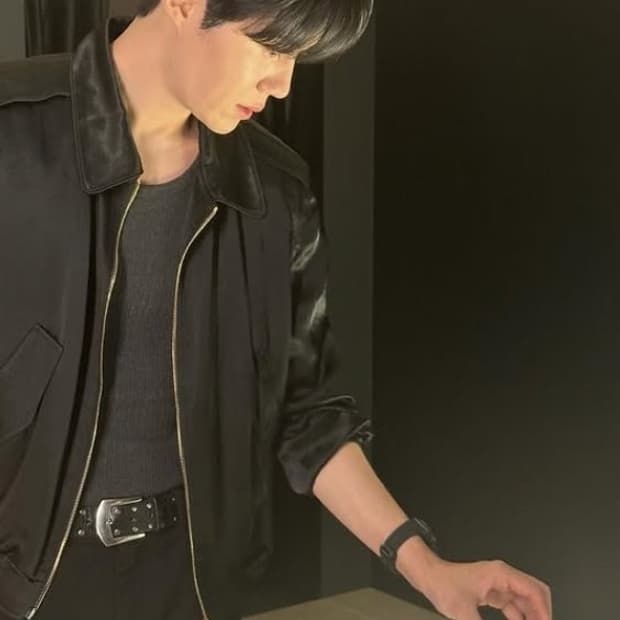 [L] 렉토 80s 플루이드 벤 카스틸라 밤무대 자켓 블랙