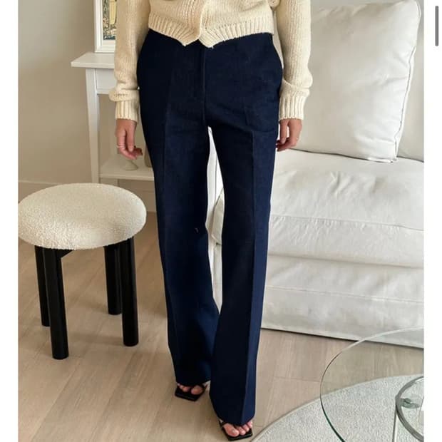 언더스탠딩 노튼 베이직팬츠 연청, 진청 s