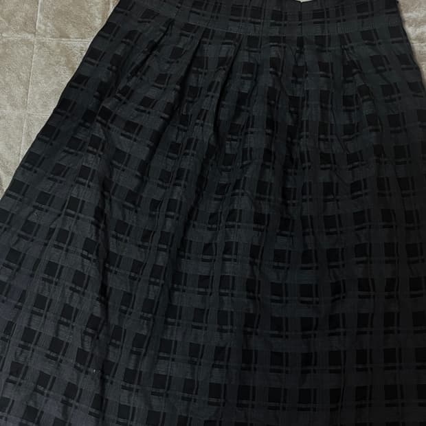 재팬 빈티지 체크 스커트