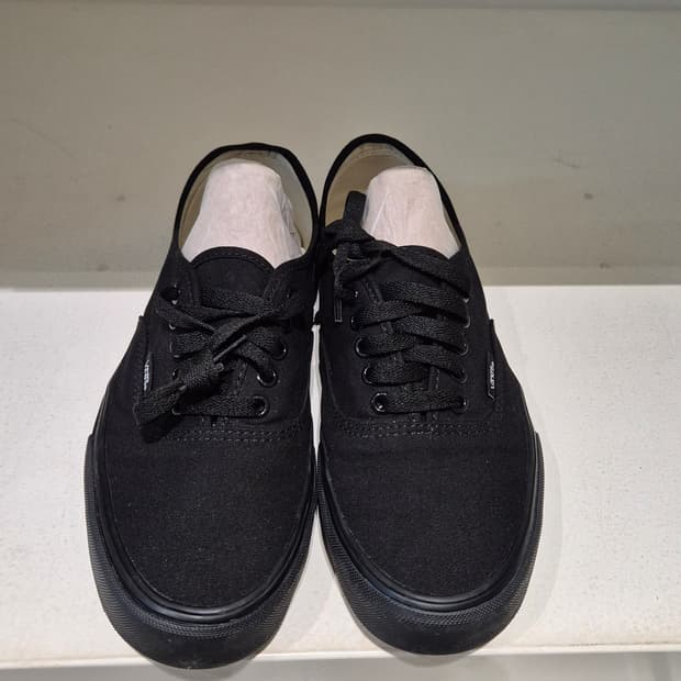 반스 어센틱 올블랙 265mm