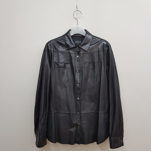 베르니스 Berenice 램스킨 레더 셔츠 자켓 38사이즈