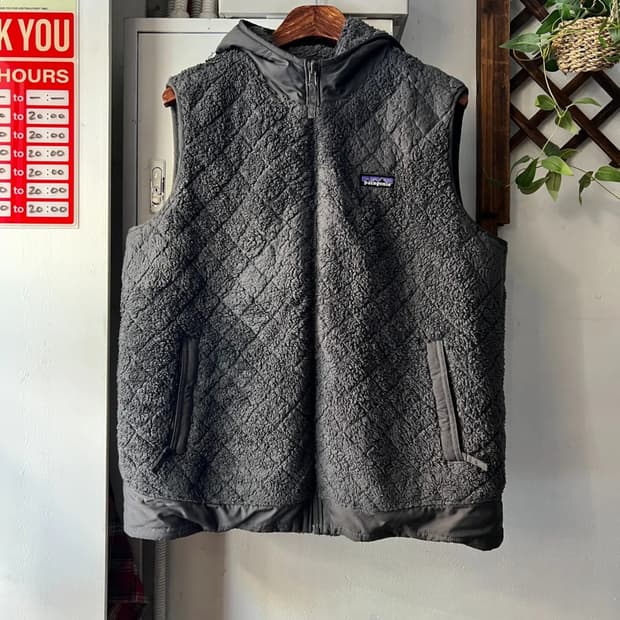 [M]파타고니아 Rhythm 리듬 그레이 플리스 리버시블 베스트