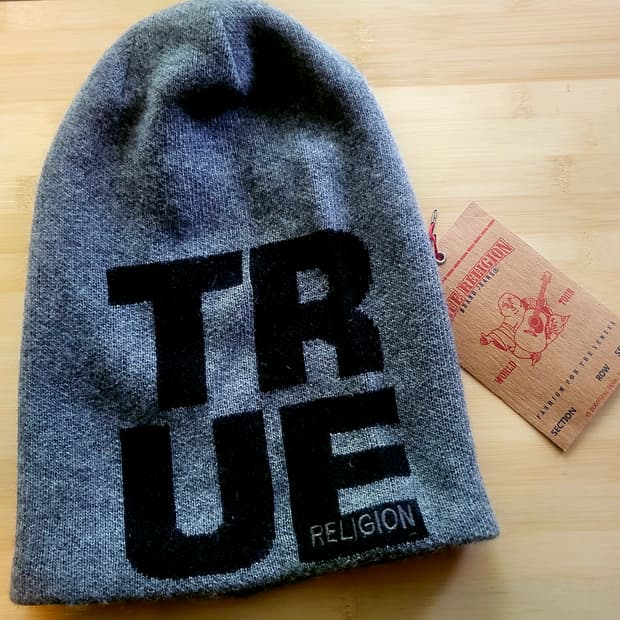 [미사용 새상품] *트루릴리젼 정품 비니*