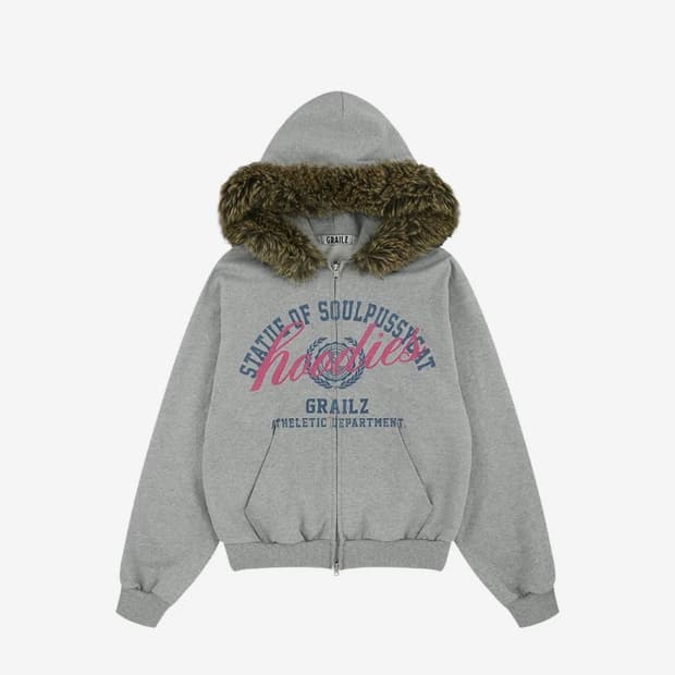 그레일즈 퍼 후드집업