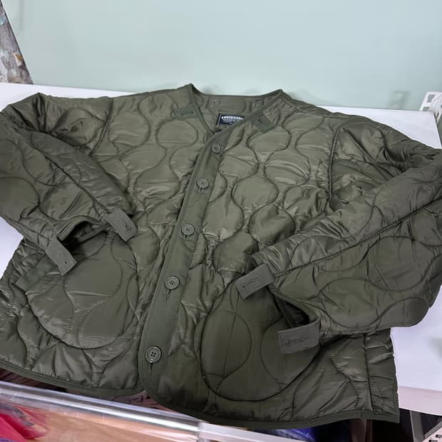 XL 프리즘웍스 카키 깔깔이 라이너자켓