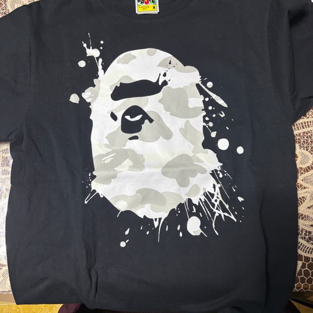 베이프 컬리지 스타 헤드 반팔