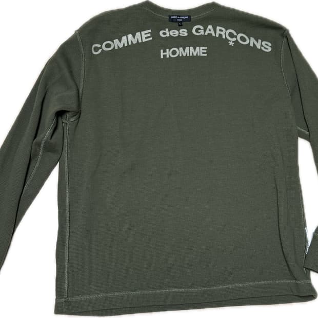 꼼데가르송 옴므 리버시블 와플 니트