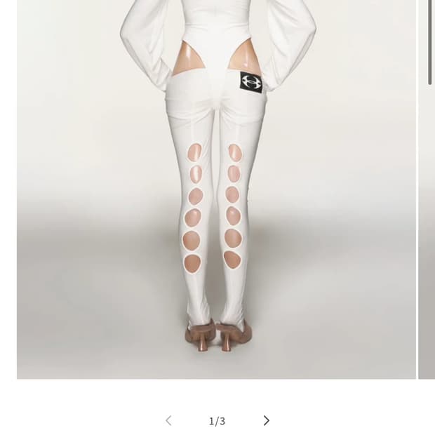 Cozyworldwide cyber cutout pants 