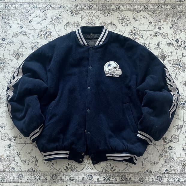 빈티지 DALLAS COWBOYS 댈러스 카우보이즈 바시티 자켓
