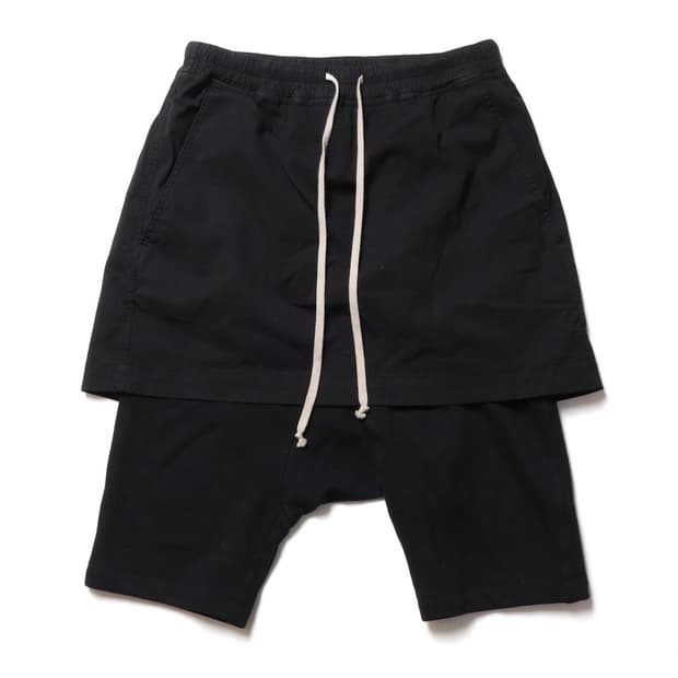 릭오웬스 Rick Owens Dark Shadow Skirt Shorts